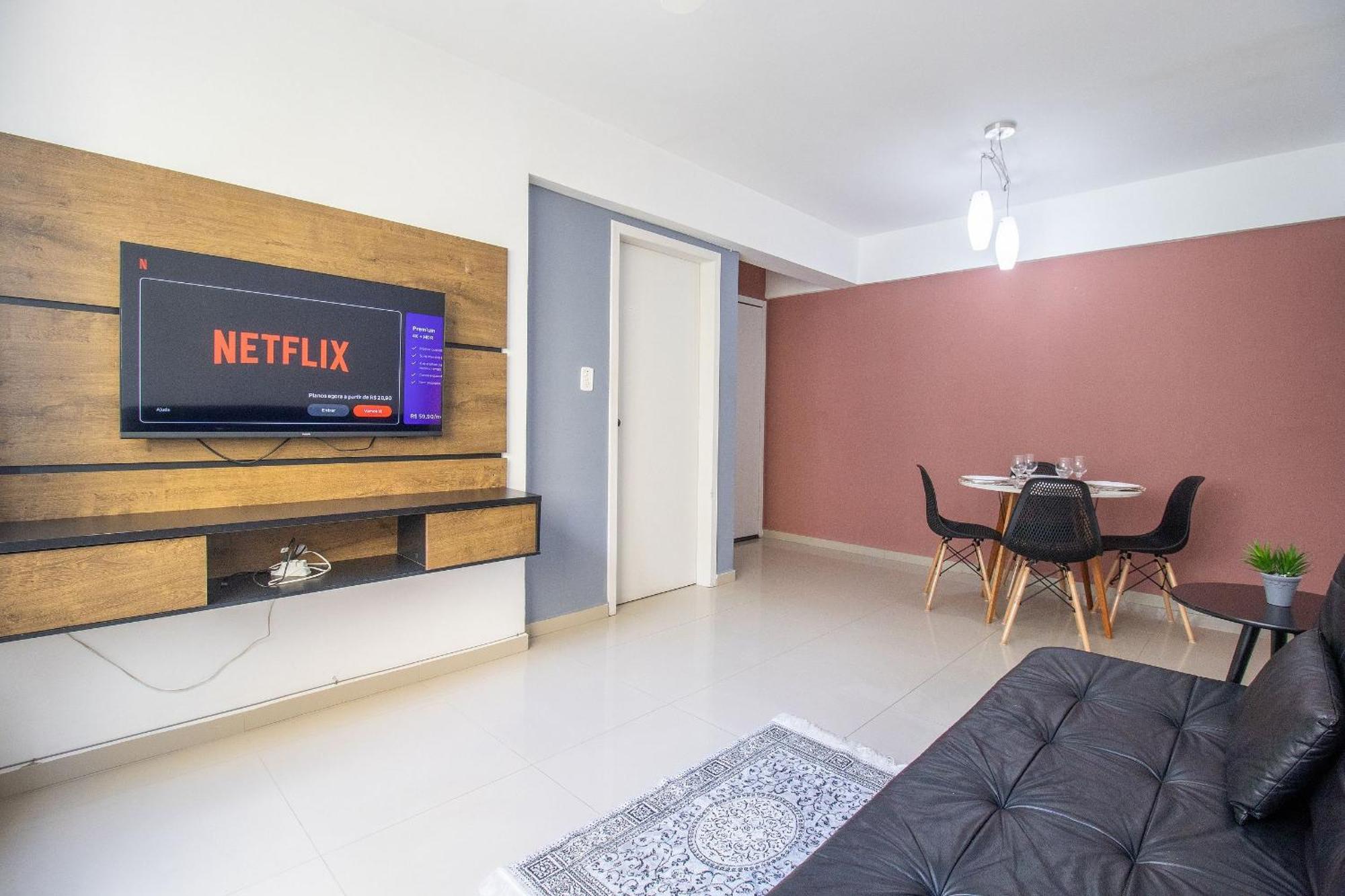 Vnz84a - Quadra Mar, 1 Dorm Climatizado, Tv Smart Apartamento